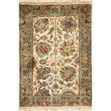 Golden Age Handmade Wool Floral and Oriental Area Rug