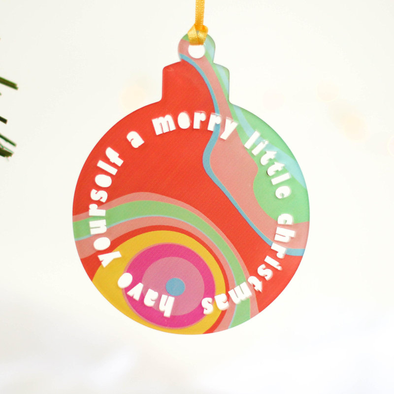 10cm Acrylic Bauble