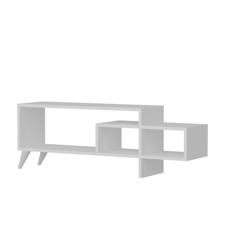 Meuble télé pour téléviseur de 50 po ou moins Mackey, Blanc