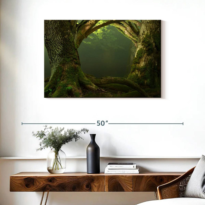 Harnek Mossy Trees, 24" H x 36" W
