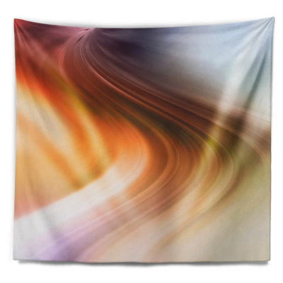 Tapisserie «Rays of Speed» - orange et vert