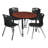 Kee Mobile Round Breakroom Table and Chair Set-73413258-93832257-73413260