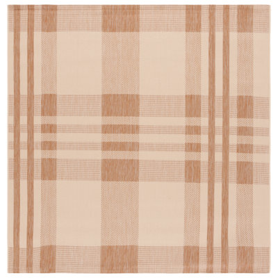 Tapis d'intérieur / extérieur à carreaux Janiqua Performance