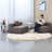 Compression Sectionals, Grey Chenille Modular Modern Sofa for Home