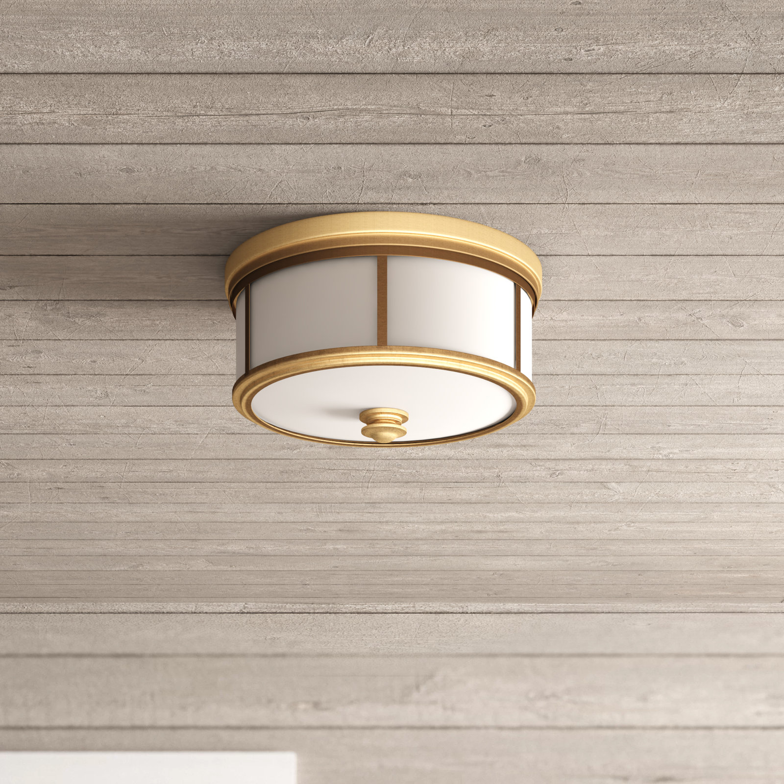 Everlee 2 Light Glass Flush Mount