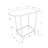 Carland Home Bar, Bar Table, Bar Height, Pub, 36" Rectangular, Small, Kitchen, Metal, Brown Marble Look-1975156398