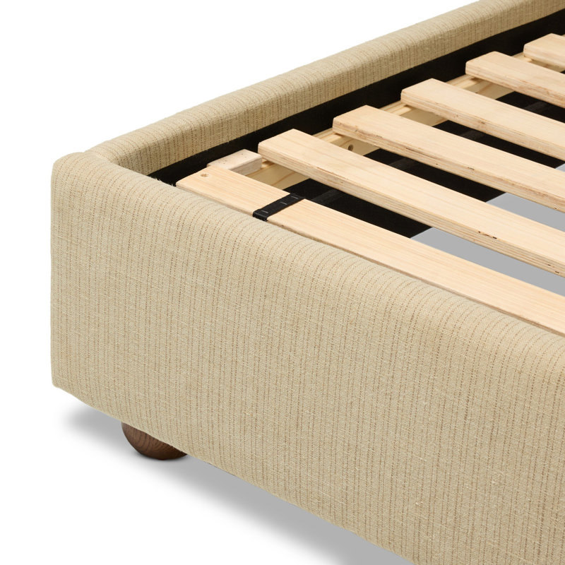 Noelia Bed, King, Laine Natural