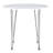 Round Metal Base Dining Table
