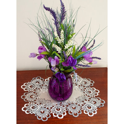 Nandrin Sliver Lace Placemat (11"x17")