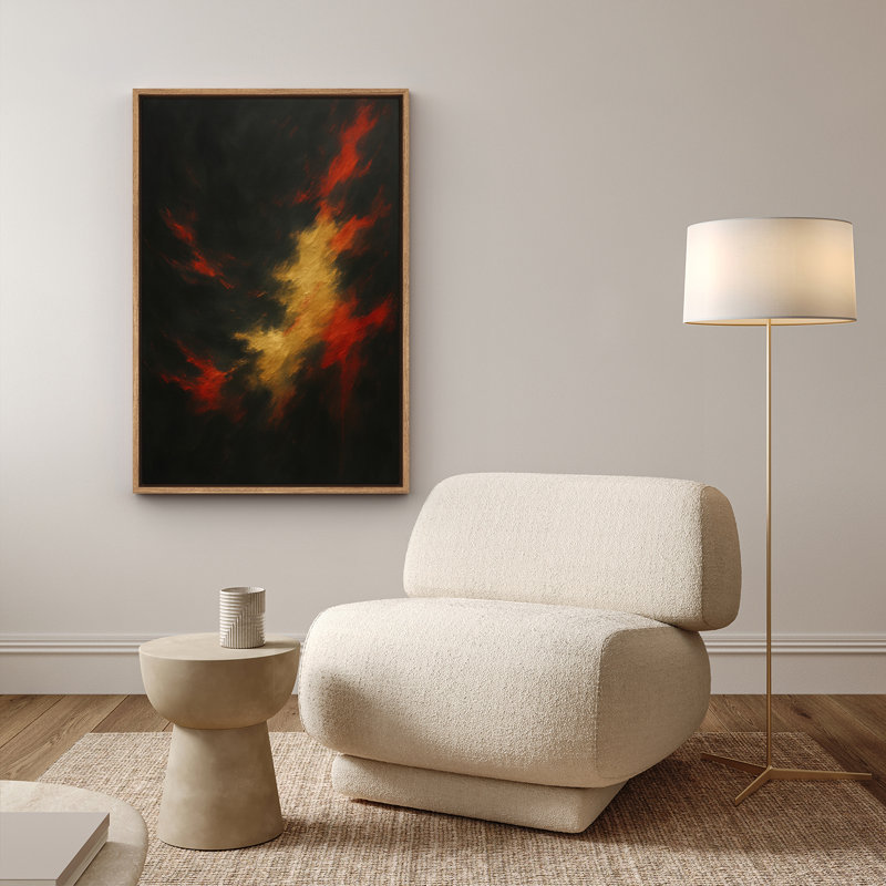 Art mural encadré, rétro, antique, classique pour chambre à coucher, H 24 po x l 16 po, Naturel