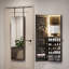 Over the Door Jewellery Armoire with Mirror-921342099