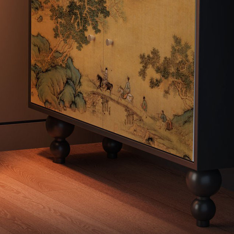 Commode de rangement rétro de style chinois