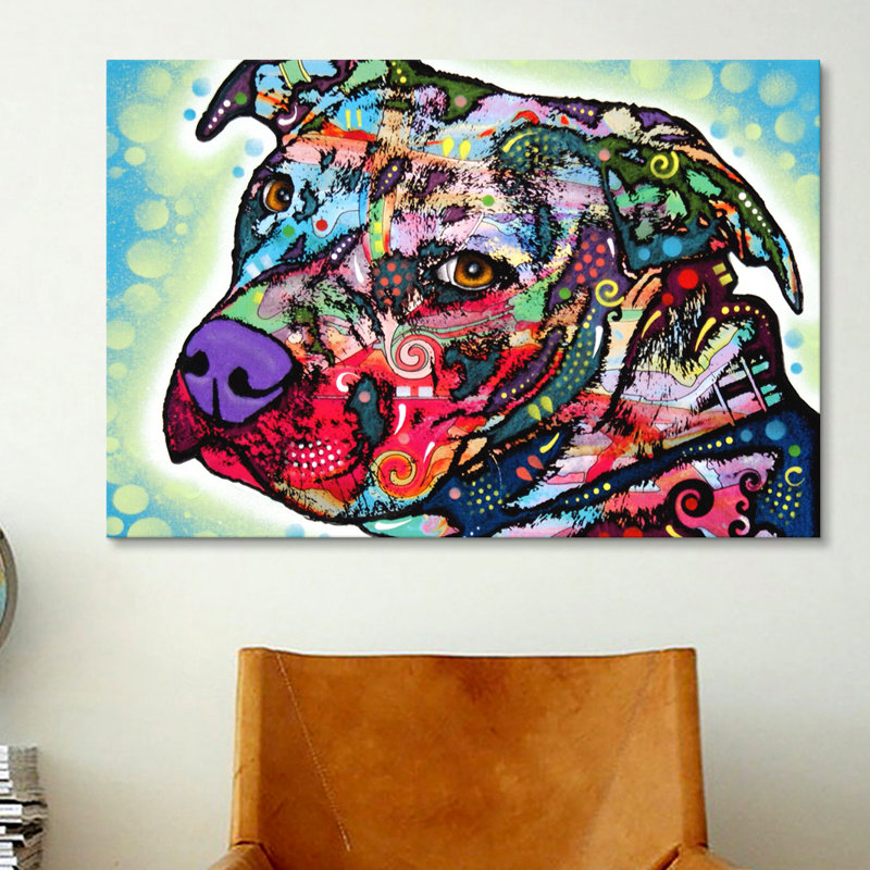 " Bulls Eye ", 18" H x 26" W x 1.5" D, Wrapped Canvas