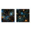 Bethany - Abstact Collages, ensemble de 2 impressions sur toile-102574735-102574740