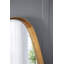 Miroir 30 po x 38 po Irrgeular avec cadre en bois