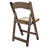 Resin Brushed Wood Look Folding Chair With Cushion By Chivari-106429013