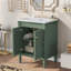 Meuble-lavabo 24 po avec lavabo supérieur, meuble de rangement moderne à 2 niveaux, meuble-lavabo simple, grandes tablettes de rangement (Remplacer SW000102AAF)-1829596304-1829596307