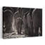 Dusty Elephant Family Contemporary Elephant Nature Wildlife Wall Art Print by Ben McRae - Wrapped Canvas Print-112152380