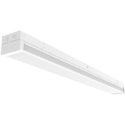 4FT LED Wraparound Stairwell Light, IP20, 20W(2500lm)/40W(5000lm) Selectable, 5000K, 100-277V, Flush Mount Commercial LED Wrap Shop Ceiling Light Fixture for Warehouse, Carport, FCC Listed