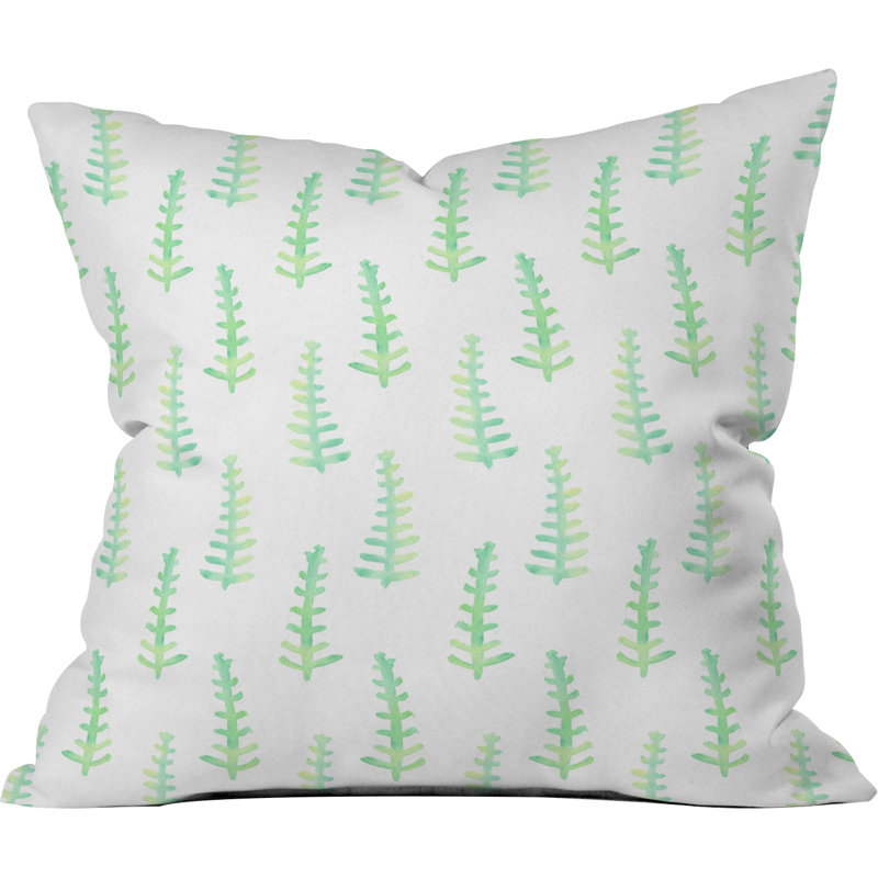 New Woods Outdoor Throw Pillow