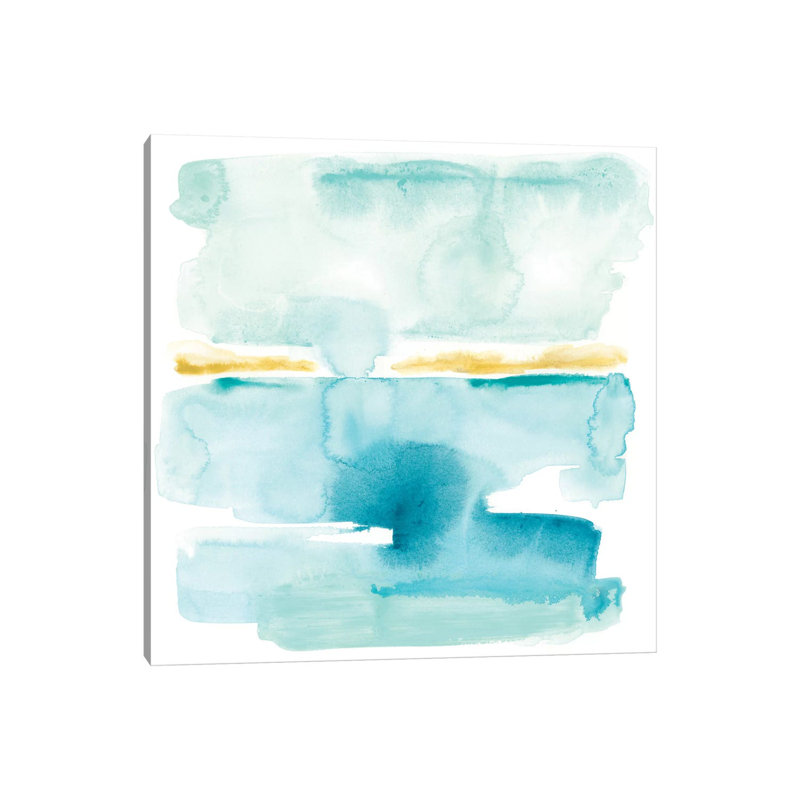 Liquid Shoreline VI 1 Piece Wrapped Canvas Painting, 93.98 cm H x 93.98 cm W x 1.91 cm D