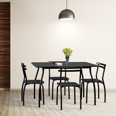 Mulvey 4 - Person Four Leg Dining Set