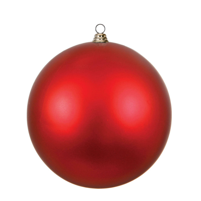 Décoration de boule décorative des Fêtes, Rouge, H 15,75 po x l 15,75 po x P 15,75 po