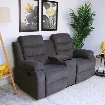 Binzel 2 Seater Linen Reclining Sofa