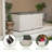 Lifetime 50.3'' W 116 Gallons Water Resistant Polyethylene Plastic Lockable Deck Box in Tan
