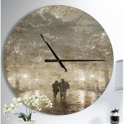 Horloge murale Swigart Farmhouse Designart