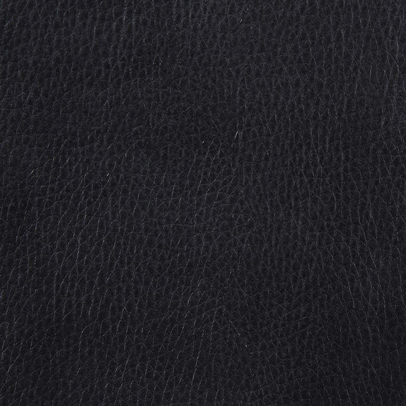 Ensemble de canapé 2 pièces avec causeuse en similicuir noir et coussins