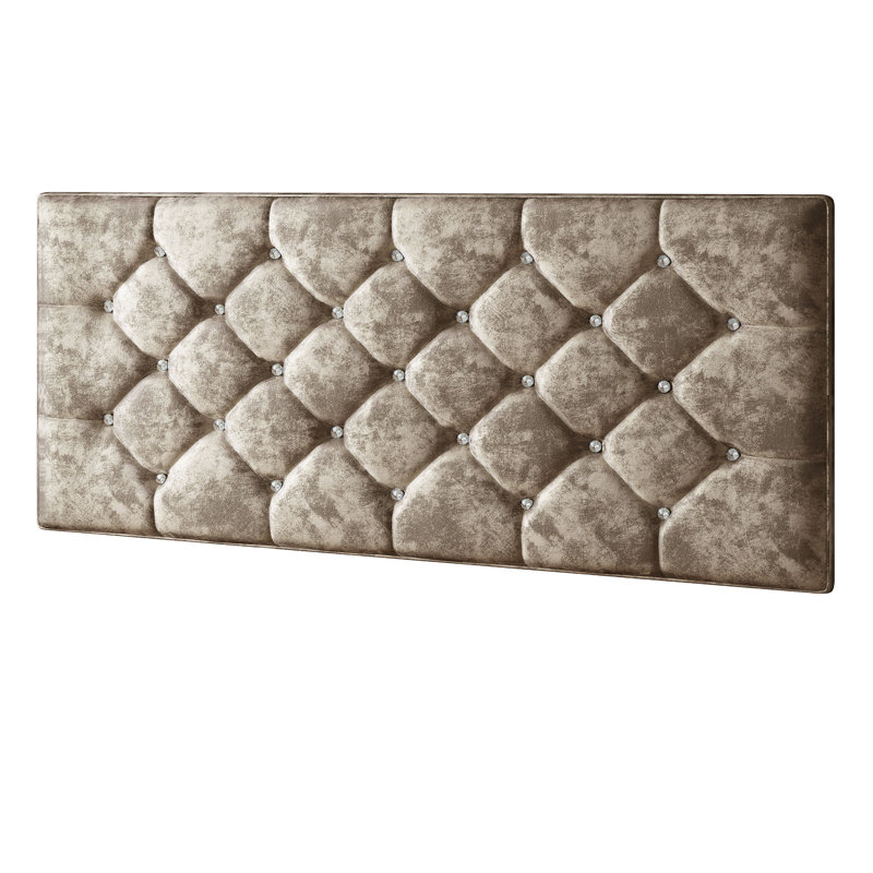 Farallones Upholstered Headboard, Double (4'6), Truffle