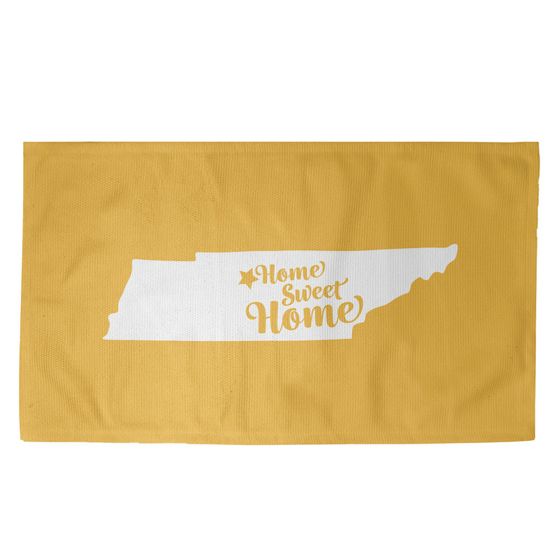 Tapis de la zone jaune doux home Nashville, Rectangle 5 pi x 7 pi