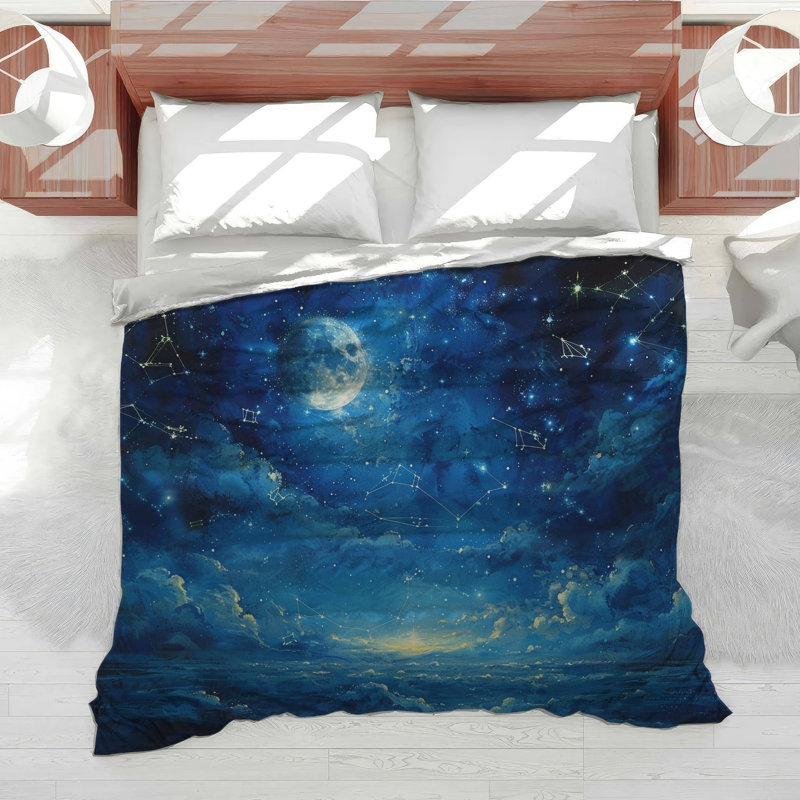 Blend Space Cotton Blend Comforter, King Comforter