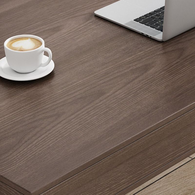 Bureau moderne de style minimaliste, Tanné, H 29,53 po x l 62,99 po x P 27,56 po