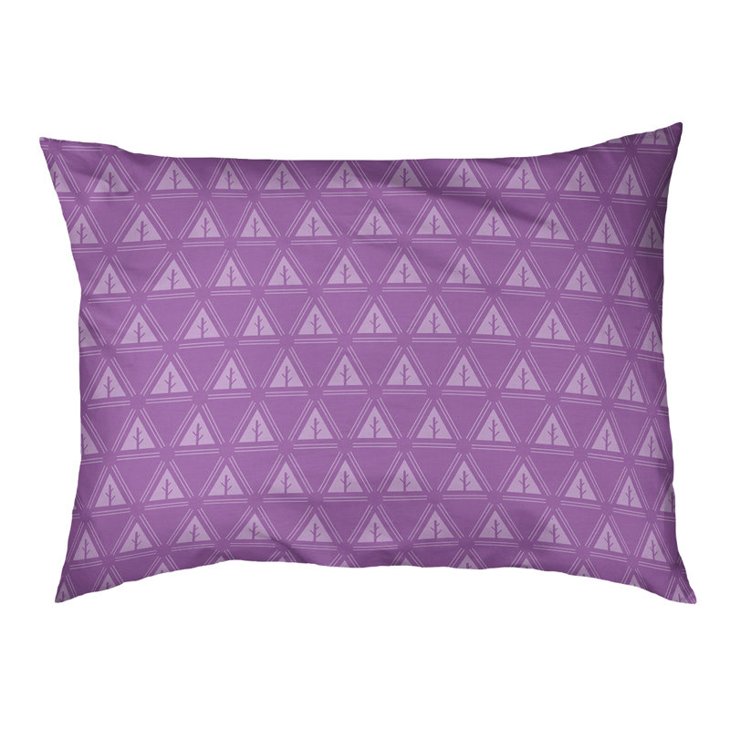 Coussin d'extérieur Chenoweth, Grand (l 50 po x P 7 po x H 40 po), Violet clair