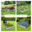 Lit de jardin surélevé en acier galvanisé Rondrick - argenté - l 4 pi x P 4 pi x H 1 pi-1817885145-1813317725