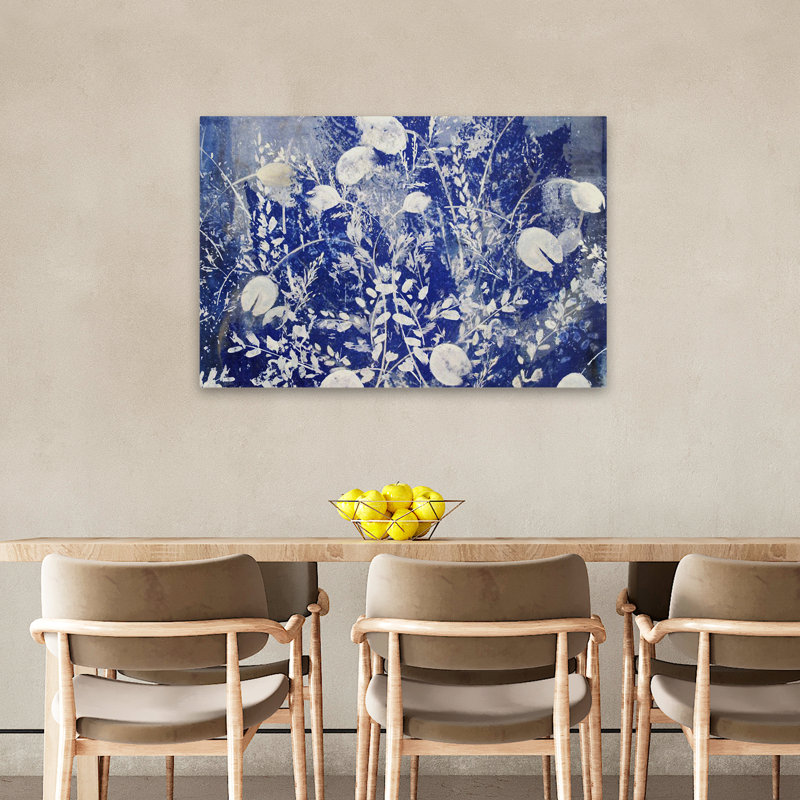 Paysage, nature, plantes, fleurs, abstrait, fleurs de lune, H 24 po x l 36 po