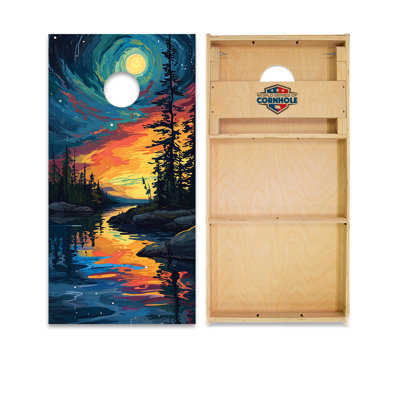 Voyageurs National Park 2x4 Cornhole Board Set | Includes (2) Boards (8) Bags & Optional Accessories