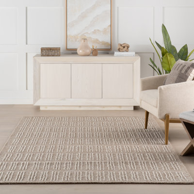 Halbeth Hand Tuffted Wool Area Rug