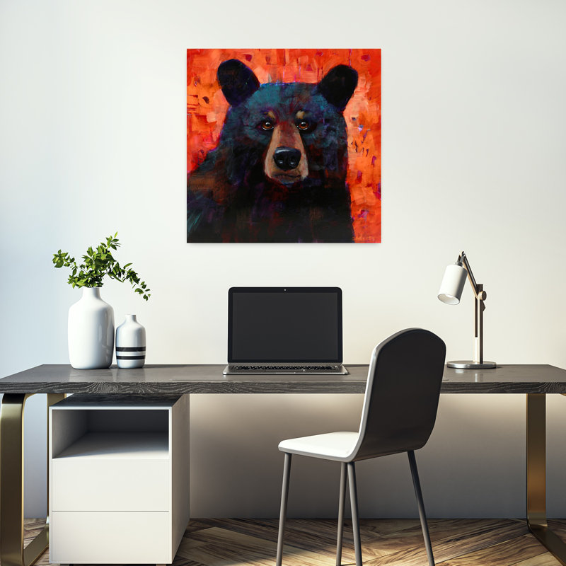 Art animalier contemporain, H 18 po x l 18 po