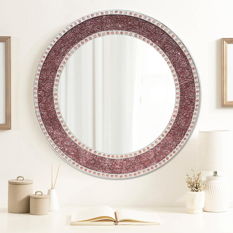 Miroir mural Cobberas, Or rose