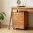 Simple & Durable Rubber Wood Filing Cabinet
