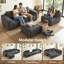Canapé modulaire à 3 places avec repose-pieds Compression-597107117