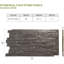 Panneau avec imitation de pierres EverStone Acadia-38351315