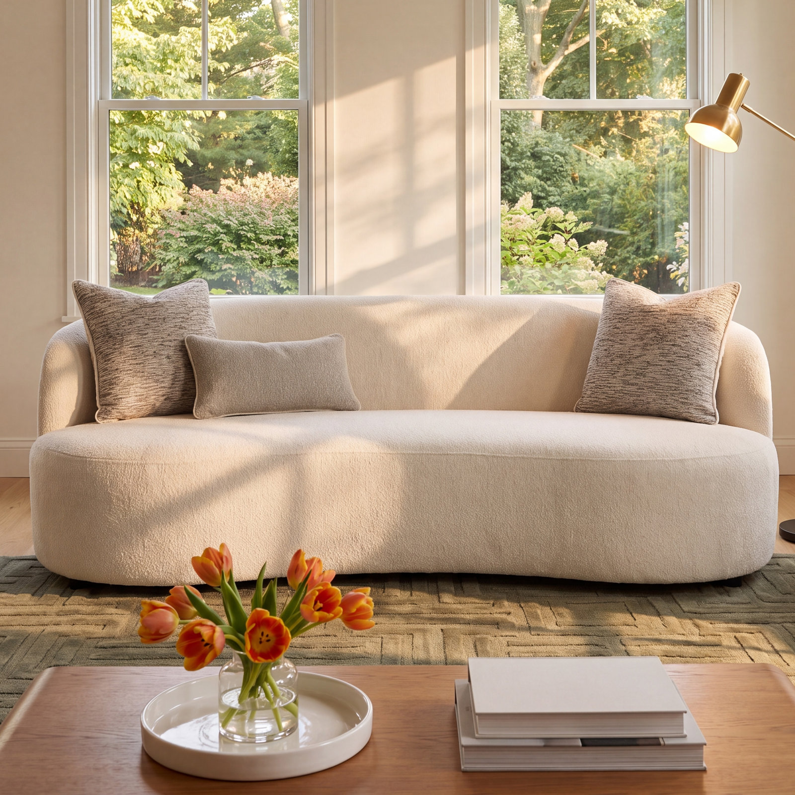 Elle 89'' Upholstered Sofa
