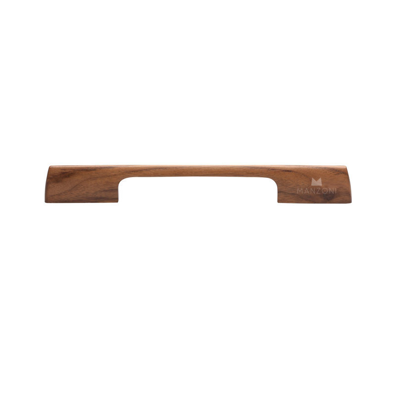 8 13/16'' Walnut Wood Bar Pull with Mounting Hardware