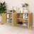 59.80 Inch Wood Sideboard With Hidden Handle-117531131
