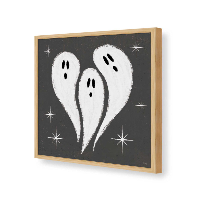 «Wee Bit Wicked I» par Véronique Charron, reproduction d'art, H 37,5 po x l 37,5 po, Érable, Impression encadrée