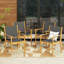 Paire de chaises de salle à manger Kd - structure en bois, couleur de conception moderne, profondeur de 21,95 po, poids de 17,59 lb, largeur de chaises de jardin de 24,7 po, hauteur de 34,7 po, sans coussins,